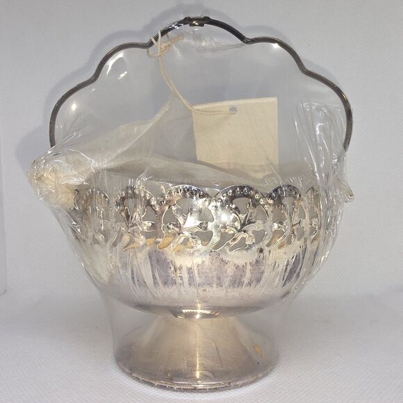 Raimond Silver Plate Sugar Bowl w/ Spoon, Holder & Liner Insert–Made in England - Picture 6 of 11